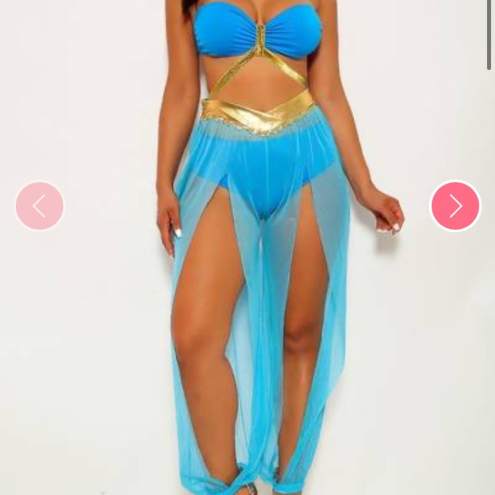 Strapless Princess Jasmine Costume BRAND NEW NEVER WORN
